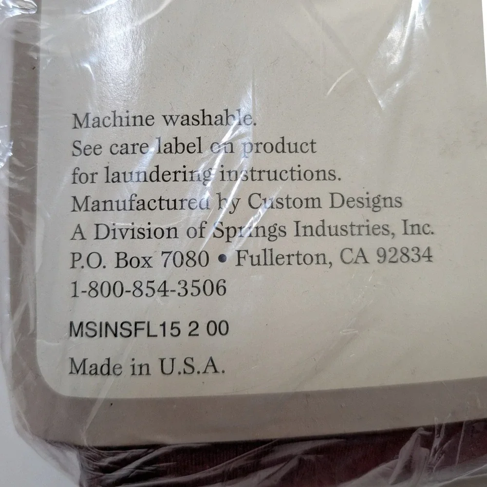 Springs Home Fine Lines Snowdon Supertwin Waterbed Sheet Set Plaid 200TC USA